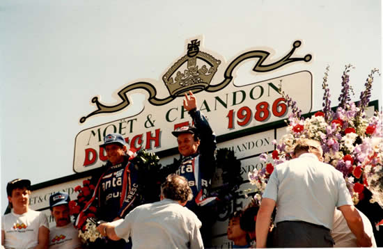 Alain MICHEL au Grand Prix de HOLLANDE 1986 